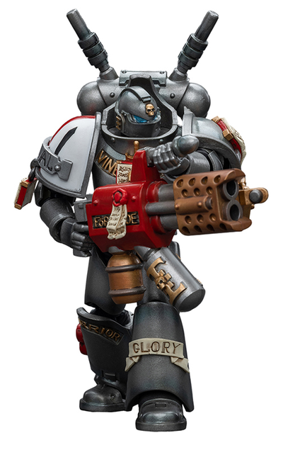 Интерцептор Серых Рыцарей (Warhammer 40k) - КОЛЛЕКЦИОННАЯ ФИГУРКА 1/18 Grey Knights Interceptor with Incinerator (JT8971) - JOYTOY