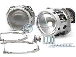 Комплект Hella 3R с рамками для замены штатных ксеноновых линз автомобилей Volkswagen Passat B6, B7, EOS, Golf VII, с адаптивной системой AFL