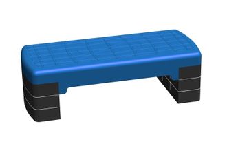 Степ-платформа 68 х 28 см 3-х уровневая, синяя