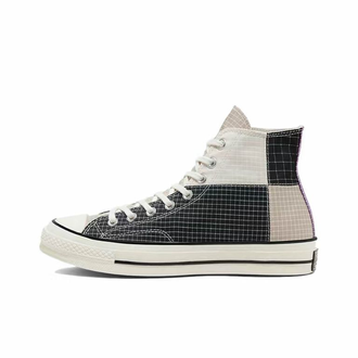 Кеды Converse Quad Ripstop Chuck Taylor 70 черно-белые высокие