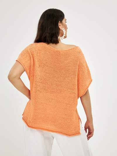 Топ летний вязанный