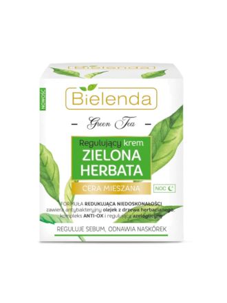 Регулирующий крем ночной с зеленым чаем Bielenda Green Tea Line Normalizing Cream