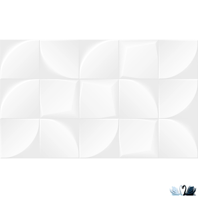 Плитка Gracia Ceramica Nature white wall 02 30x50 см настенная с рельефом