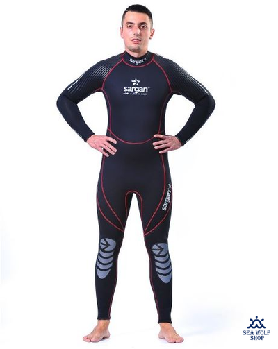 Гидрокостюм неопрен 3мм Sargan "NERO" Long men р.L