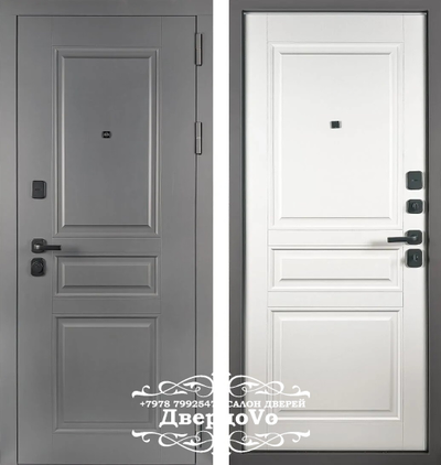 ЙОШКАР-ОЛА (РОССИЯ). НЕАПОЛЬ 108 мм. ТРЕХКОНТУРНАЯ. ГРАФИТ/ БЕЛЫЙ МАТОВЫЙ.