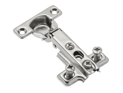 Петля mini НАКЛАДНАЯ  планка с еврошурупами D=26мм  ZP-CIBI9H0ZE GTV