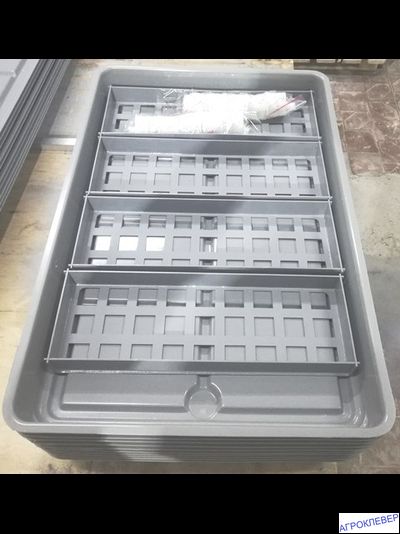 Многоразовый лоток для поддона 600х400 (39х13) для микрозелени