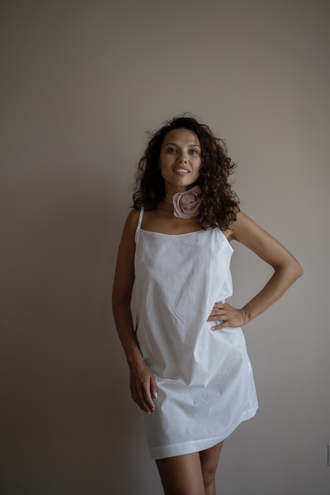 Комбинация из батиста (белая)