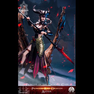 Принцесса-дракон Алексия (красная) - Коллекционная ФИГУРКА 1/6 scale Dragon Princess - Red Dragon Alexia (WS019B) - WAR STORY
