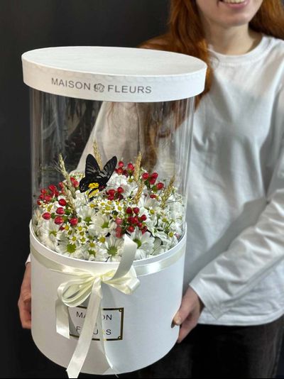 Букет с бабочкой 133