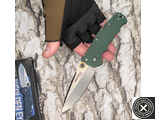 Складной нож  COLD STEEL GOLDEN EYE FOREST GREEN G10 62QFGS