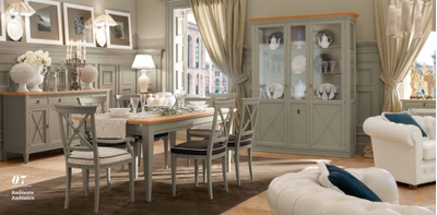 ВИТРИНА С ДВУМЯ СТВОРКАМИ И ЦЕНТРАЛЬНОЙ СЪЕМНОЙ КОРОНОЙ (L165*P49*H210) ART.16.72 DESIDERI TOSATO