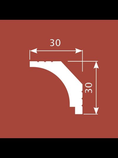 Карниз из экополимера Cosca Decor KX019, 2 метра
