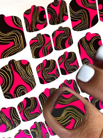 Пленки для педикюра с фольгой VIP-049