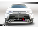 Premium защита радиатора для Mitsubishi Outlander (2018-2021) из 3-х частей
