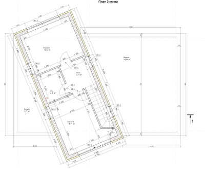 Двухэтажный дом с тремя спальнями 119м² (S70)