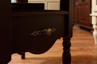 Тумба-столик круг Бьерт 1-64 из массива сосны 66 х 66 х 49,5 см