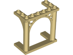 Arch 3 x 6 x 5 Ornamented, Tan (30613 / 6100579 / 6267172)
