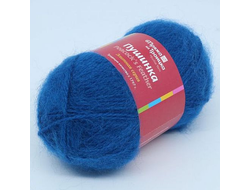 Пряжа из Троицка Пушинка  Состав Шерсть-50% Козий пух-50%  Вес 50  Метраж 225 ультрамарин
