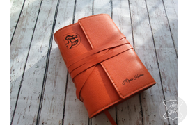 кожаный ежедневник с логотипом, лазерная гравировка логотипа, блокнот с логотипом на заказ