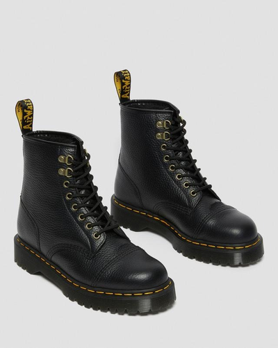 Ботинки Dr Martens 1460 Bex Faux Fur-Lined Leather Black