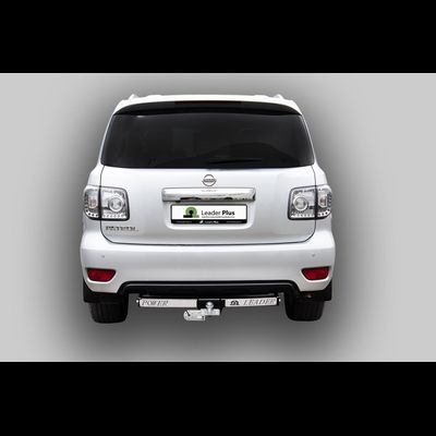 ТСУ для NISSAN PATROL (Y62) (внедорожник) 2010 -... (С НЕРЖАВЕЮЩЕЙ ПЛАСТИНОЙ)