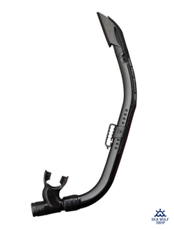 Трубка для дайвинга ReefTourer с клапаном, черный силикон