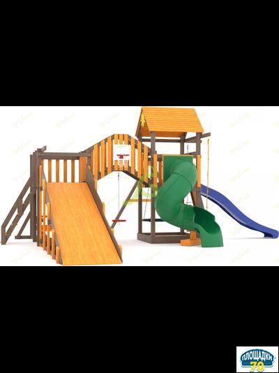 Всесезонная площадка IgraGrad С Мостик 1 с трубой SF1