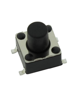 кнопка тактовая TD-06XFX 4-pin h=12.5 мм.(100 штук)