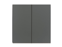 Клавиша для двухклавишного выключателя, базальт Rikett - 35611 BT