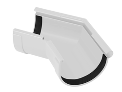 RAINWAY УГОЛ ЖЕЛОБА НАРУЖНЫЙ 135°, ЦВЕТ БЕЛЫЙ