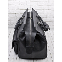 Кожаный саквояж Fabriano premium iron grey (арт. 4008-55)