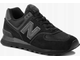 New Balance 574 Classic Black (Черные) Арт 9 сбоку