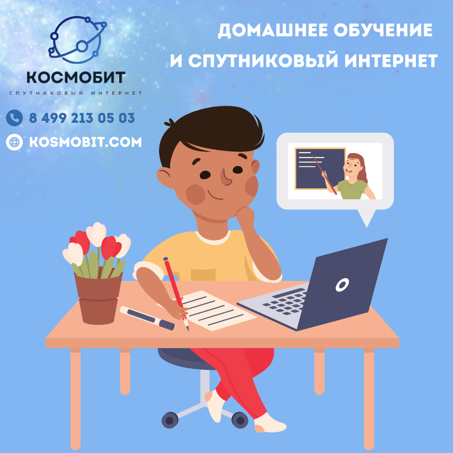 Домашнее обучение и спутниковый интернет