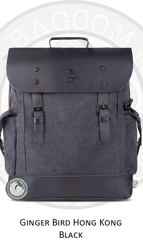 Ginger Bird Parker Dark Grey крафтовый рюкзак