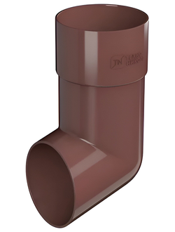 Слив трубы, пластиковый КОРИЧНЕВЫЙ