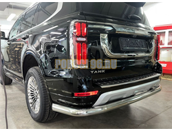 Защита заднего бампера угловая большая d76 мм ПапаТюнинг для Tank 500 2023-