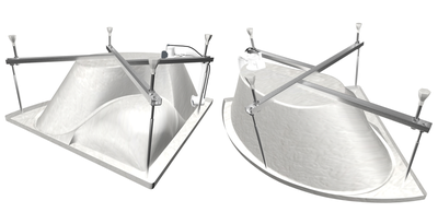 Акриловая ванна Triton Синди,125х125x64 см