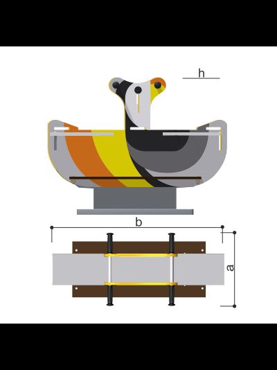 Качалки 2х Romana 108.53.00-02
