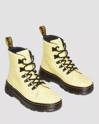 Ботинки Dr. Martens Combs Women's Nylon Lemon Yellow