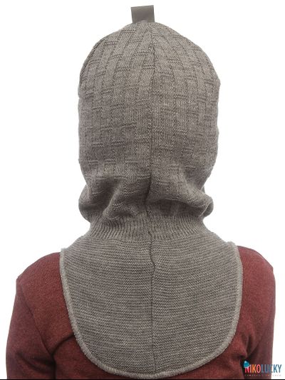 Шапка-шлем "Саша" 20201-02, цвет серый, р. 54-56
