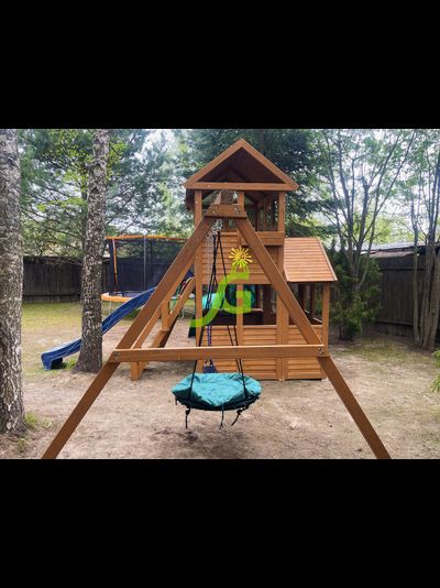 Детская площадка IgraGrad Клубный домик 3 с трубой