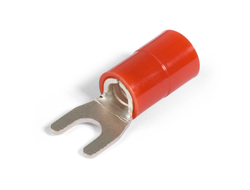 Наконечник кабельный вилочный изолированный НВИ(н) 10-5 серия ПРОФИ с нейлоновой манжетой