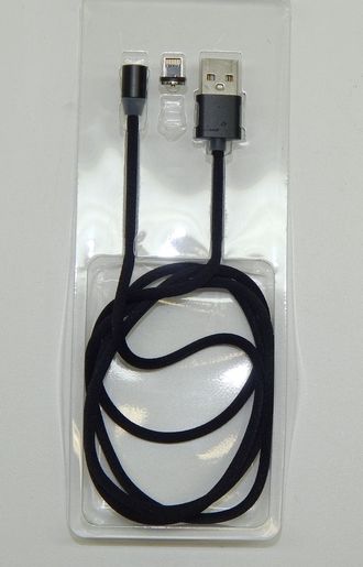 USB кабель Lightning 1м магнитный 360