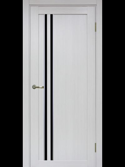 OPTIMA PORTE/ TURIN 525 ЯСЕНЬ СЕРЕБРИСТЫЙ/ ПОЛОТНО ОСТЕКЛЕННОЕ