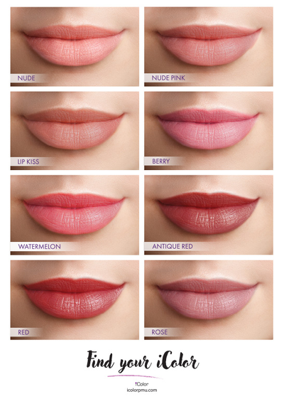 Плакат Губы формата A2 - "Find your iColor"