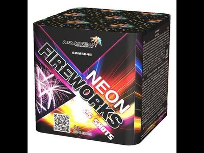 Батарея салютов NEON FIREWORKS GWM5048 MAXSEM | Neva-Salut.com