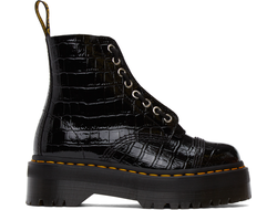 Dr. Martens 1460 Sinclair на высокой подошве (Черные полностью)
