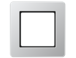 Jung AF581BFAL рамка 1 пост, цвет алюминий