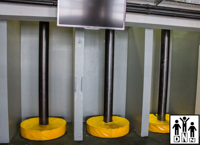 Мат для спуска пожарных по тревоге (диаметр столба 220 мм) DNN